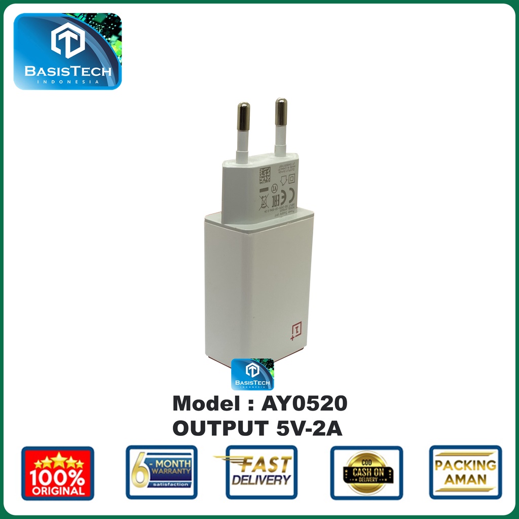 ADAPTER CHARGER ONE PLUS AY0520 2A FAST CHARGING ORIGINAL QUALITY