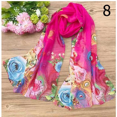 READY!! SYAL/PASHMINA  WANITA MULTICOLOUR FASHION IMPORT #100456