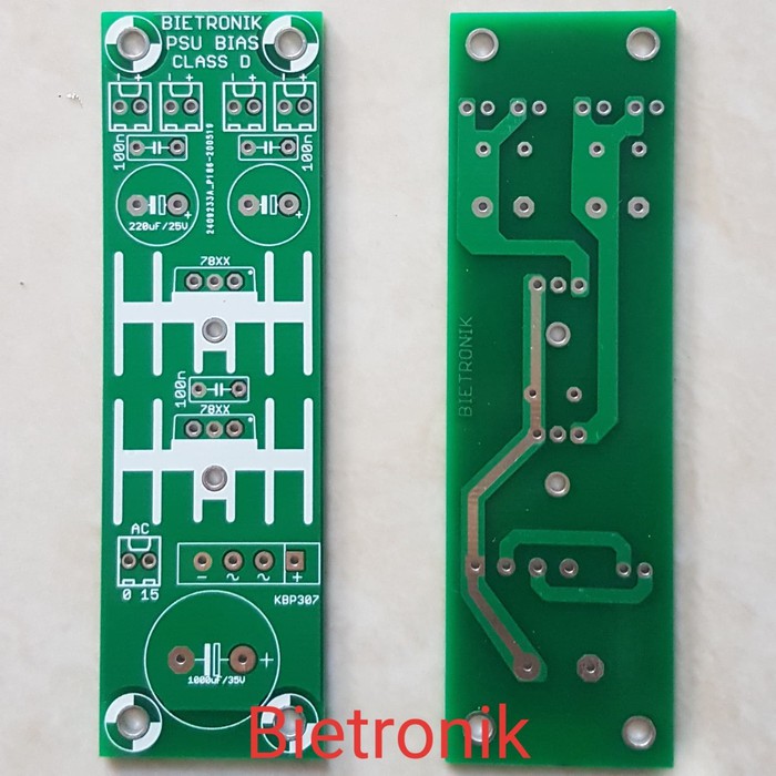 PCB PSU BIAS Class D Dauble layer