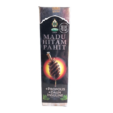 

Madu Hitam Pahit AL Fauz Multi Khasiat Plus Propolis daun insuline - 100% ORI - Menjaga Stamina Tubuh