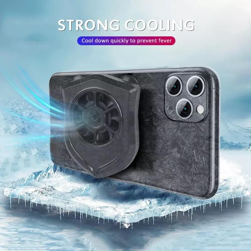 Universal Cooling Fan Hurricane mobile phone cooler radiator mini portable for MLBB CODM PUBG LOKI Cooler Set Tv Box Pendingin Tv Box
