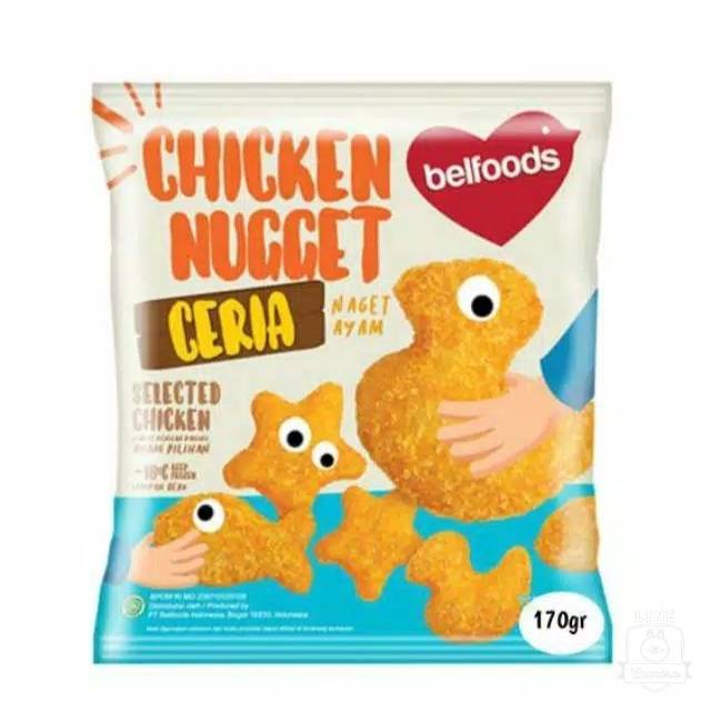 BELFOODS 170 gr naget ayam CERIA - belf 09 (Favorite Chicken Nugget Ceria PROMO OBRAL MURAH)