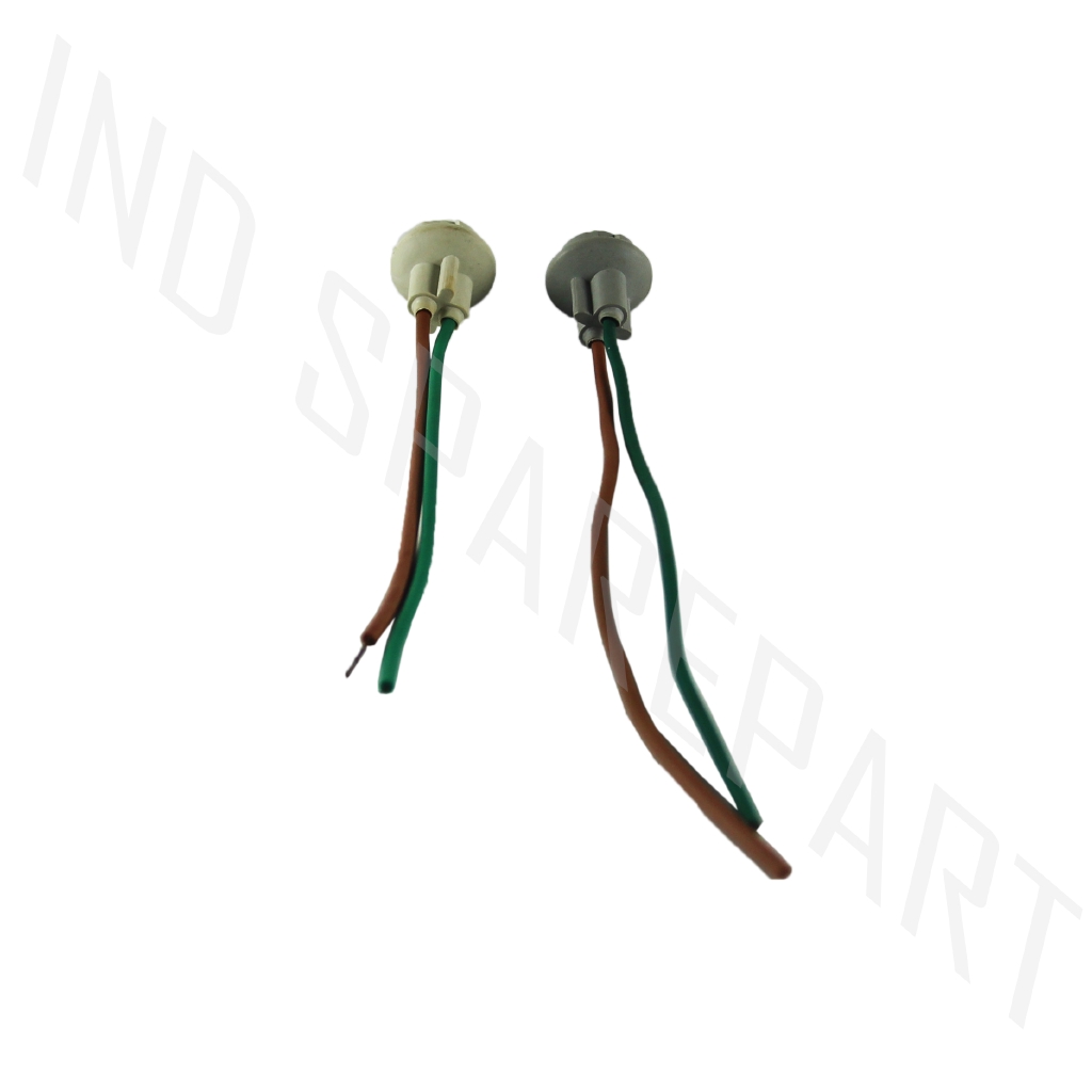 Fitting Fiting Piting Socket Soket Kilometer Kilo Meter KM Senja Bohlam Sen Sein Riting Retting Lampu Motor Mobil Matic Bebek Sport Tancap LED T10 T13 Cop Cob