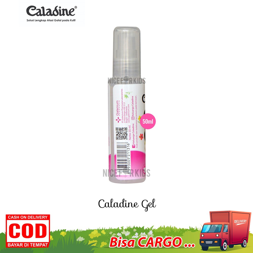 Caladine Gel Pengurang Gatal 50 ml / Obat Gatal / Bebas Gatal Biang Keringat / Anti Peradangan Kulit