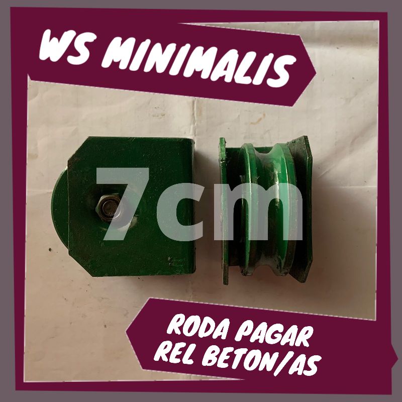 Jual Roda Pagar Beton Atau As 7cm Ornamen Pagar Roda Besi Shopee Indonesia 6092