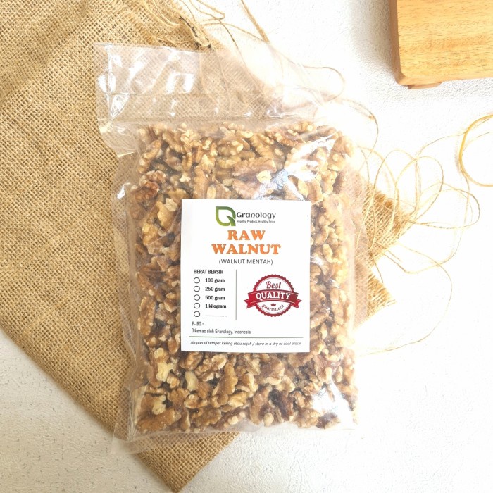 

504Omekho Walnut Mentah / Raw Walnut - 500 Gram Jy60Jhh