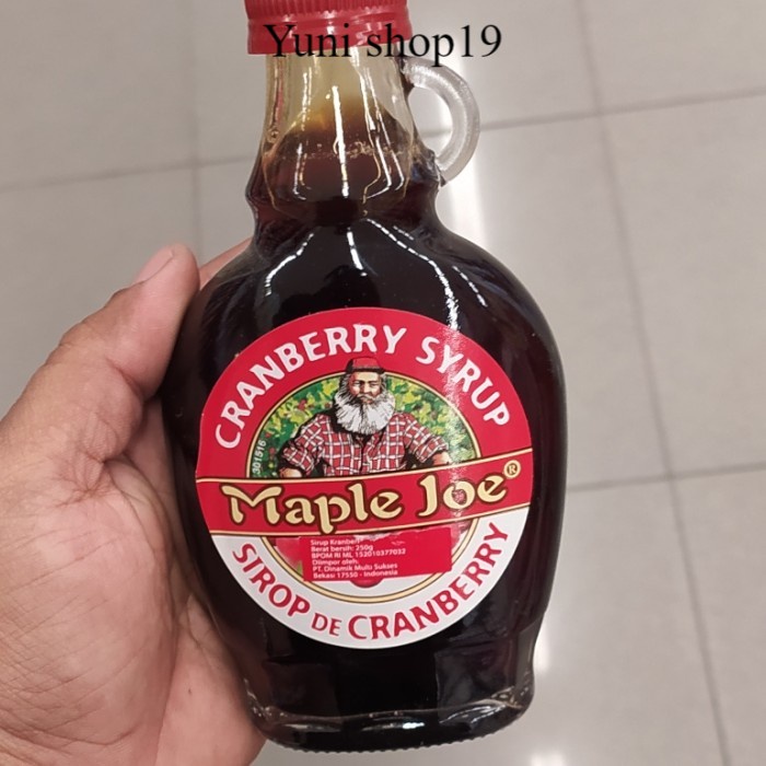 

maple syrup cranberry 250 gr