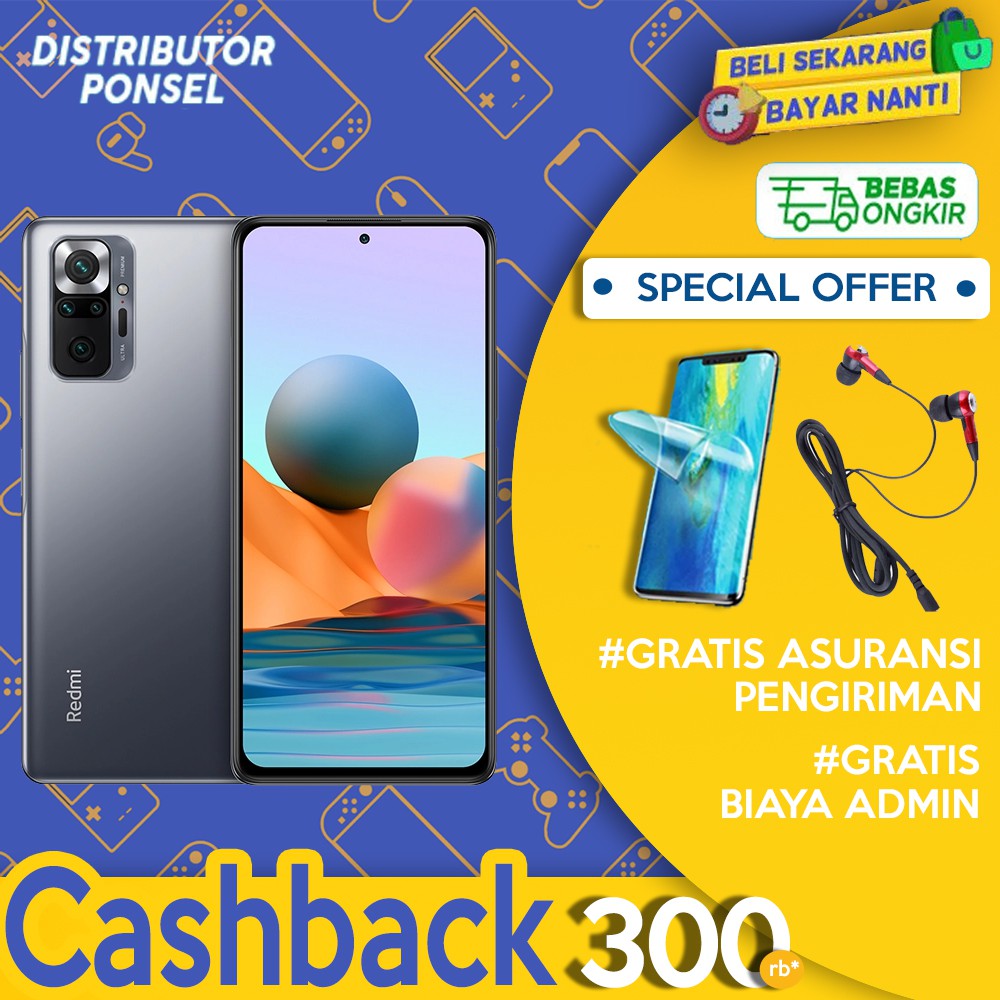 Xiaomi Redmi Note 10 Pro 8/128 GB 6/64 GB 6/128 GB Garansi Resmi Xiaomi