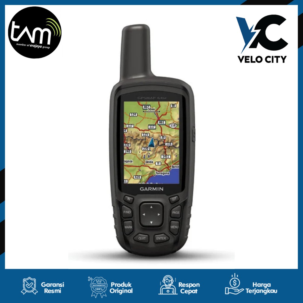 GARMIN GPSMAP 64SC ORIGINAL GARANSI TAM