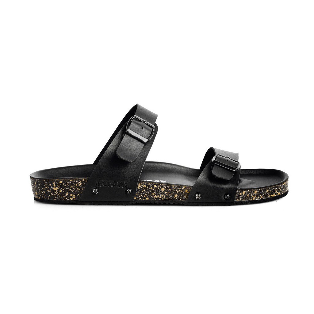 SILVA BLACK |FORIND x Monday| Original Sendal Jepit Strap Santai Kasual Pria/Cowok Sandal Footwear