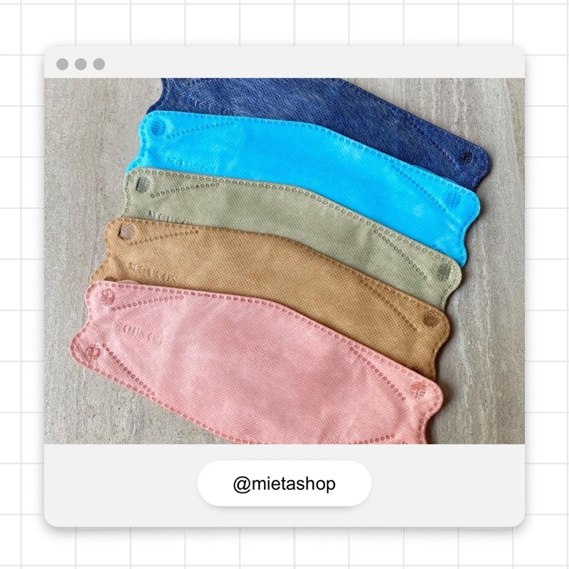 [KHUSUS ECER] MASKER KF94 4PLY MOUSON CAREION • MASKER KF94 5PLY MOUSON KOREA NON MEDIS