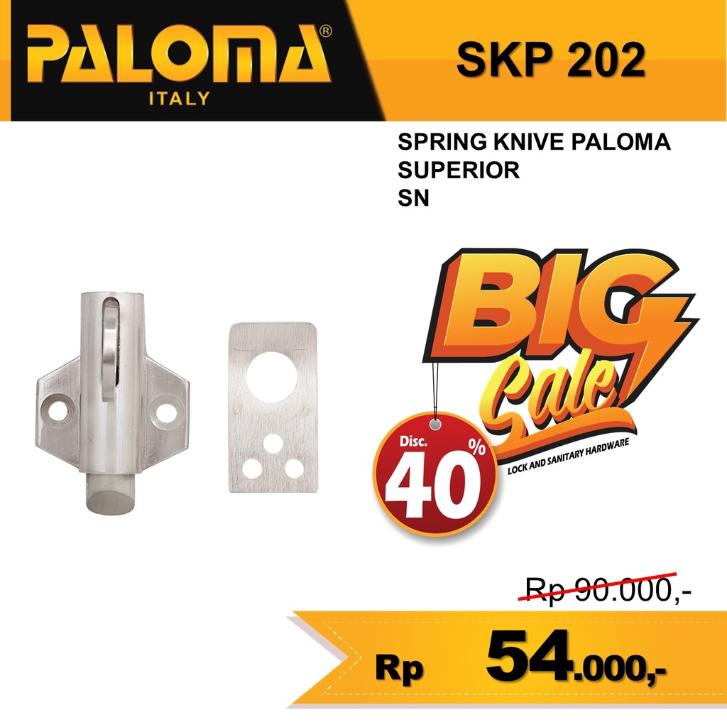 Spring Knive PALOMA SKP 202 SUPERIOR Kunci Jendela |Knip