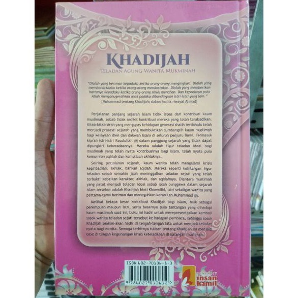 Buku Khadijah Teladan Agung Wanita Mukminah