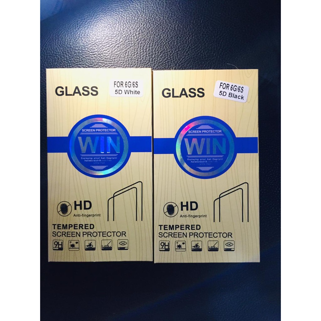 Tempered Glass WIN 5D iPhone 6 / 6S FULL COVER HD Anti Fingerprint 9H