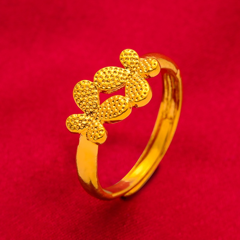 Cincin Lapis Emas 24k Untuk Wanita