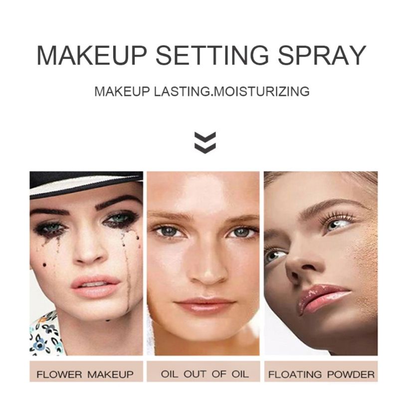 PENGATURAN MAKEUP SEMPROT, LOSION PELEMBAB KONTROL MINYAK MEMBUAT RIASAN MAKEUP TAHAN LAMA SPRAY SETELAH RIASAN MAKEUP-30ml