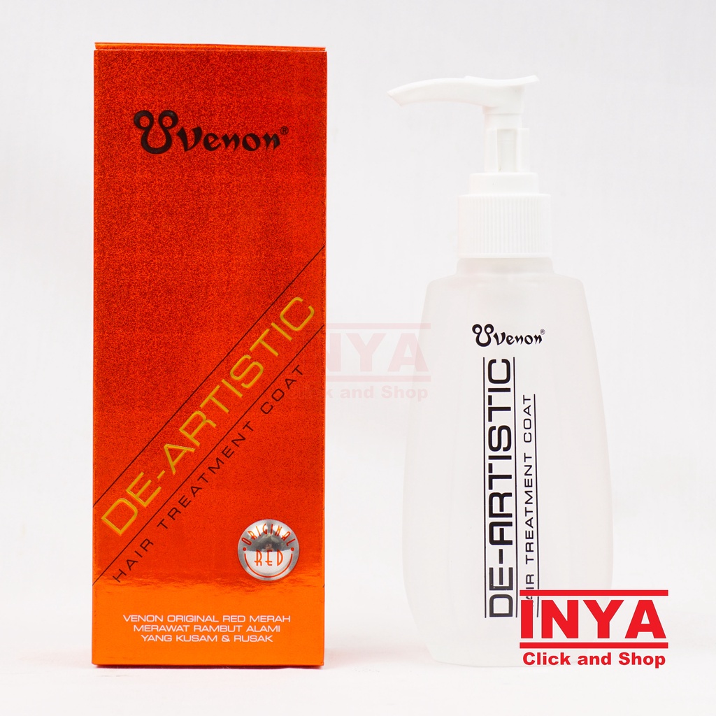 VENON DE-ARTISTIC ORIGINAL RED Hair Treatment Coat 160ml - Krim Perawatan Rambut