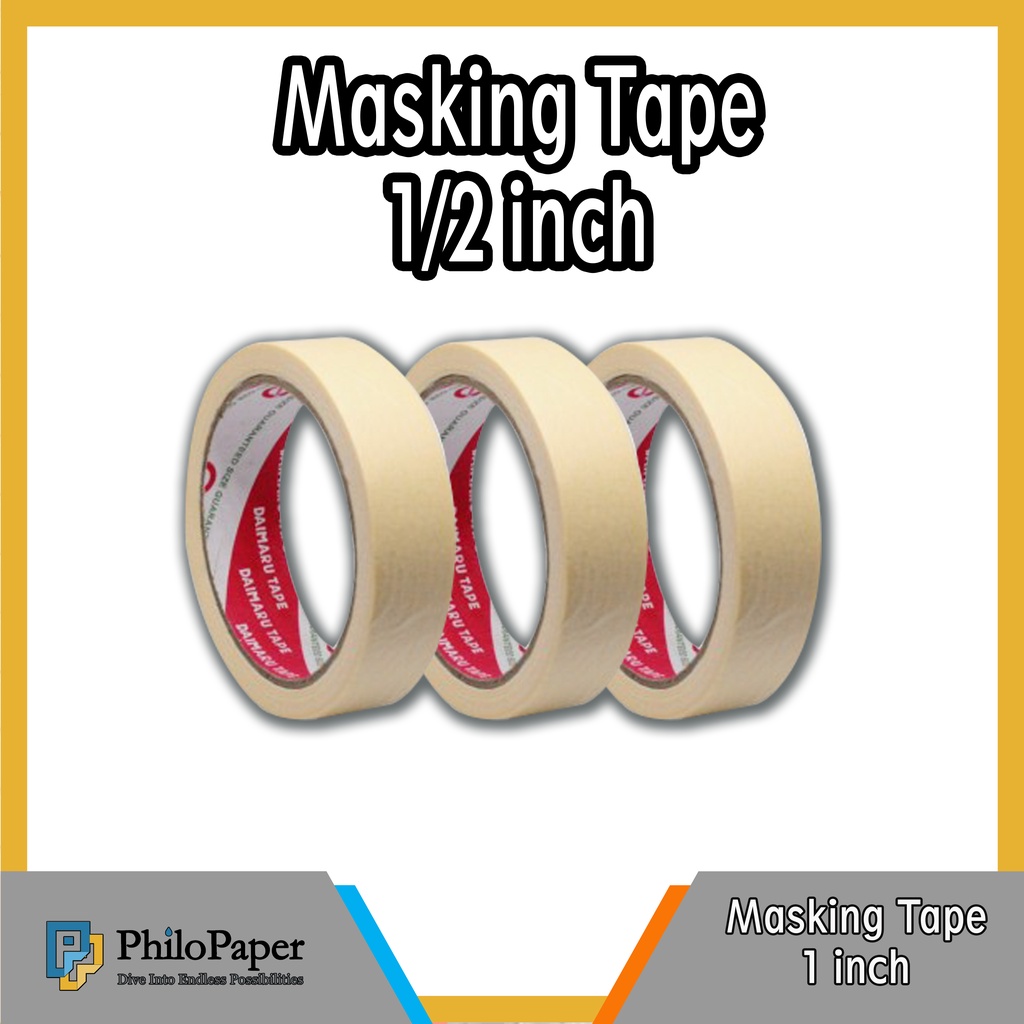 

ATK ~ Lakban Masking Tape 1/2 Inch