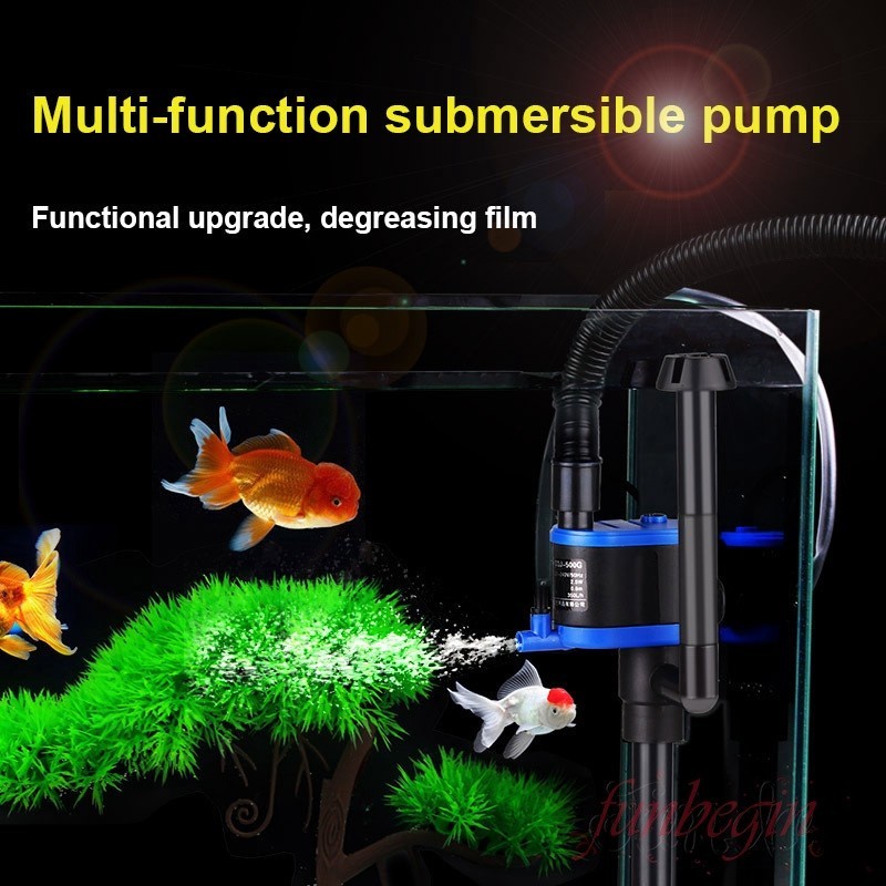 Pompa Air Celup Water Pump &amp; Filter Submersible 3In1 Low Power Filter