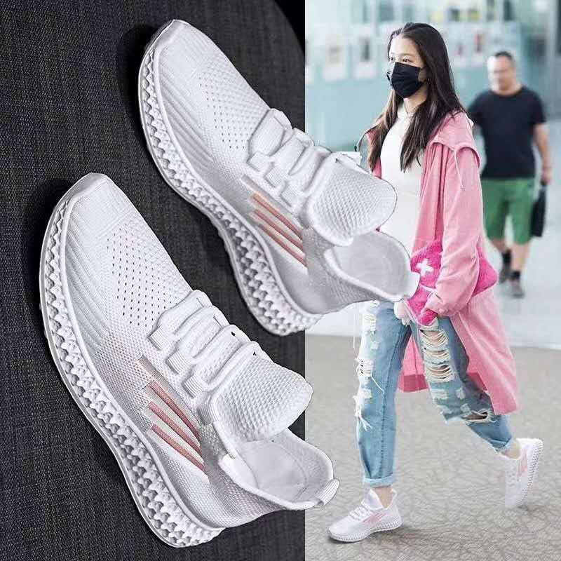 Sepatu Sneakers Yeezy Wanita Putih Ori Dane and Dine S0343