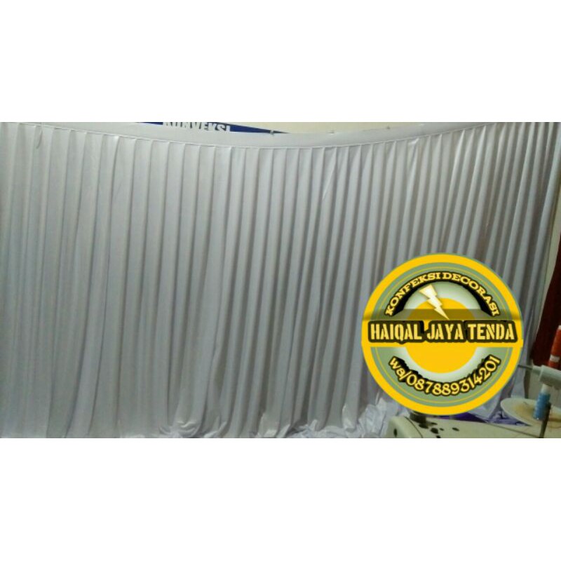 KAIN REMPEL/KAIN DECOR/BACKGROUND REMPEL/BACKDROUP LAMARAN UK 3X3