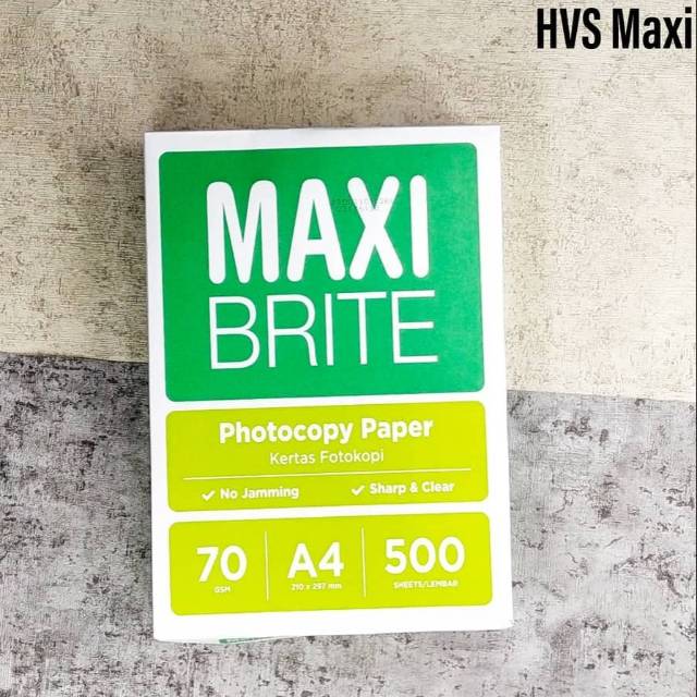 

Kertas Hvs Maxi Brite A4 70G