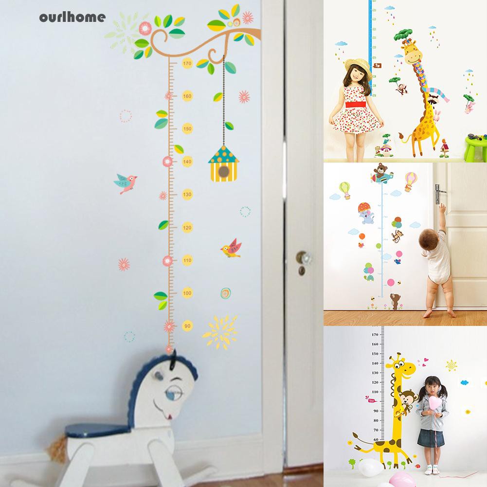 Wall Stiker Pengukur Tinggi Badan Anak Hewan Lucu Spec Dan Daftar