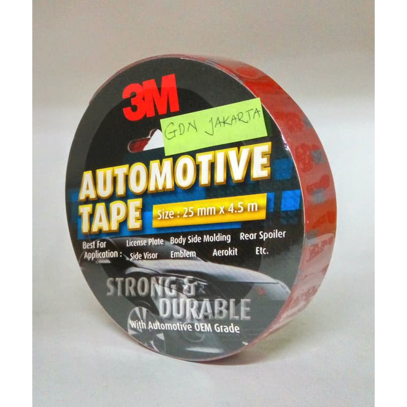 3M Automotive Double Tape - Double Tape Mobil - Ukuran 24 mm x 4.5 M