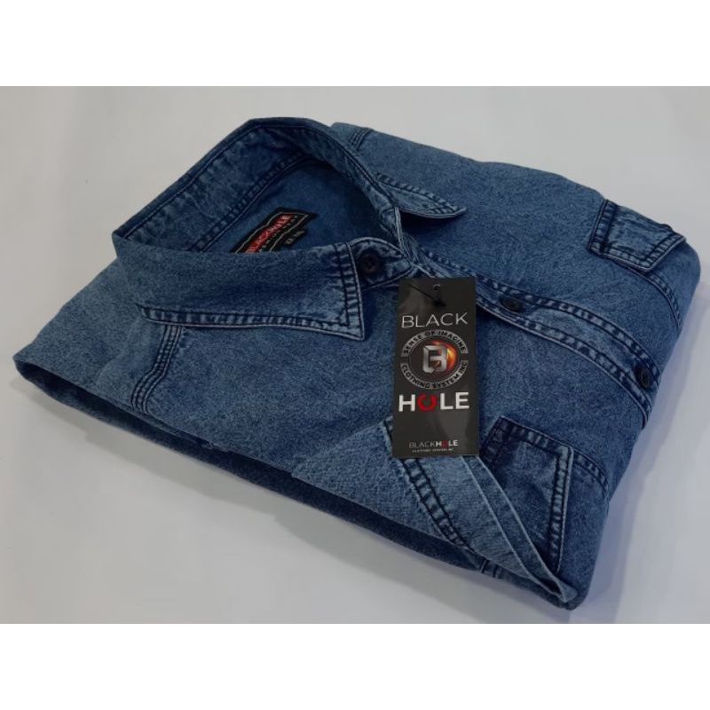 Kemeja Jeans Pria Lengan Pendek / Baju Kemeja Levis / Kemeja Jeans / Baju Kemeja Jeans Pria Murah / 