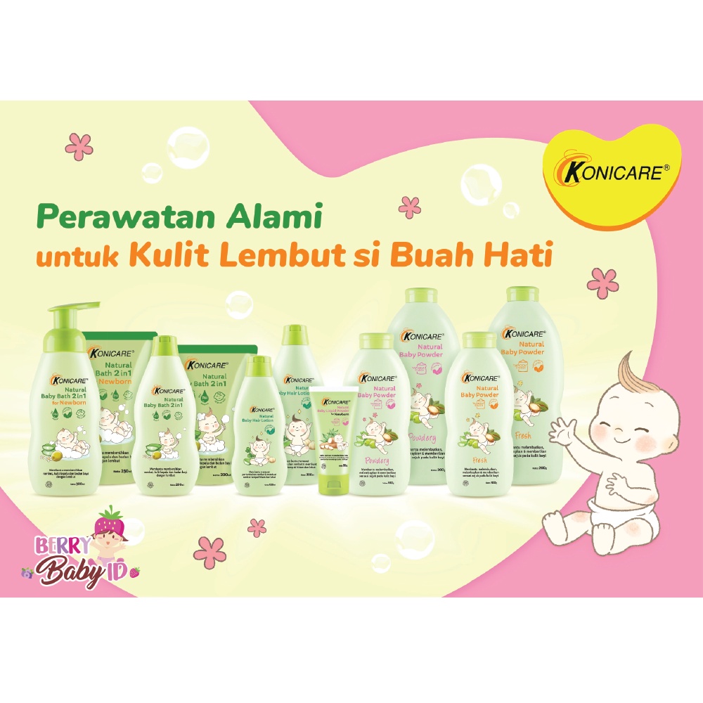 Konicare Natural Baby Hair Lotion Losion Perawatan Rambut Bayi Berry Mart