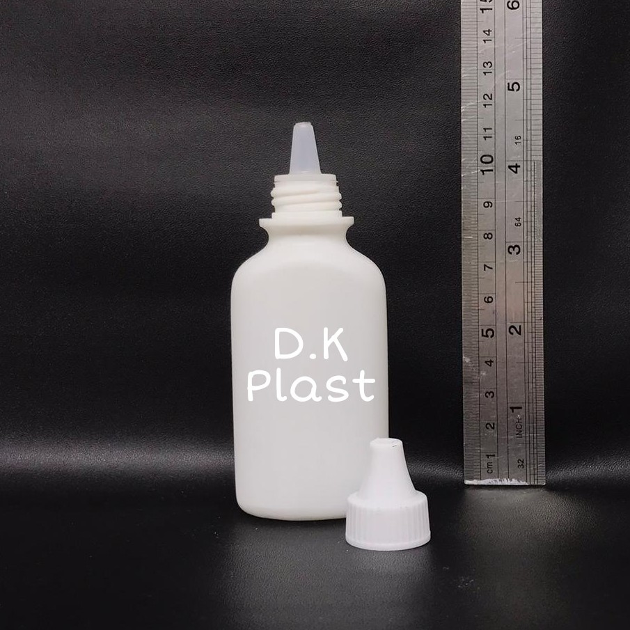 Botol Plastik Tetes 70Ml Botol Isi Ulang Lem Fox (ISI 30PCS)