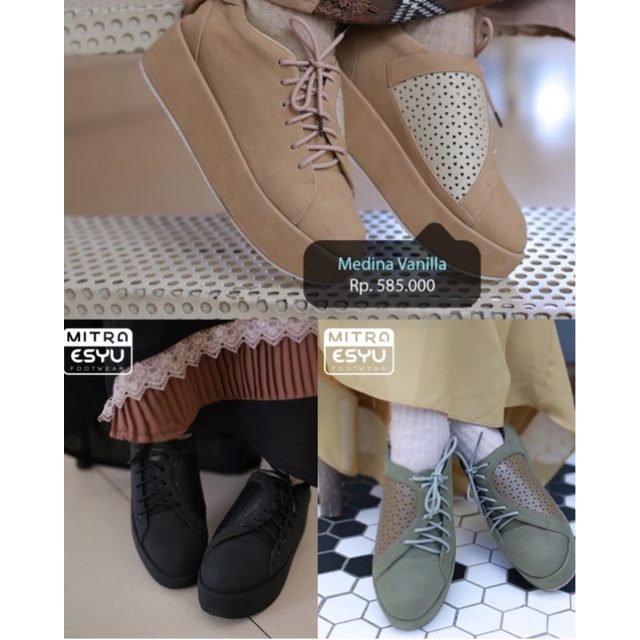 MEDINA SERIES SEPATU WEDGES ESYU