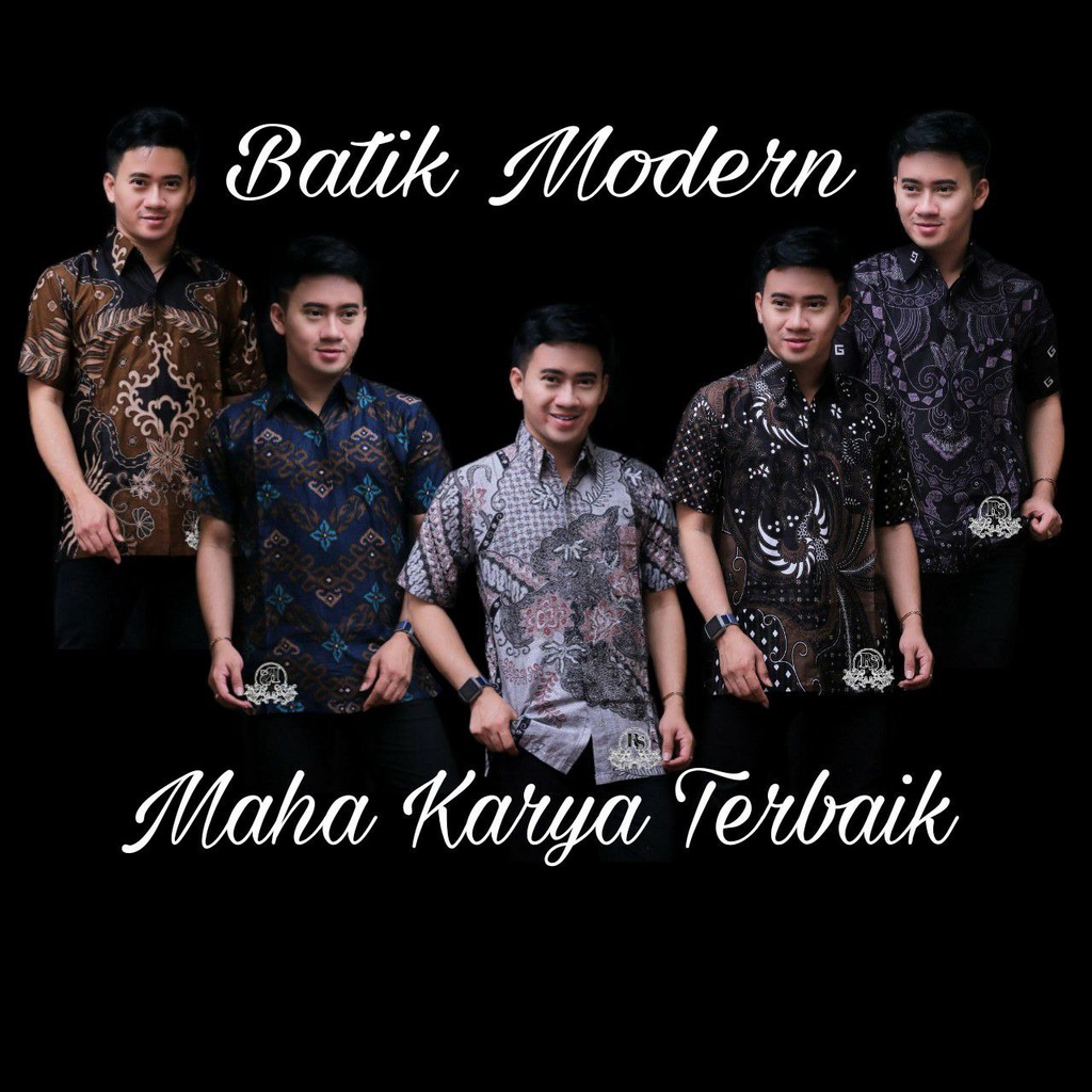 Batik Terbaru Kemeja Batik Pria Lengan Pendek Perwira Hem Baju Batik Pria Lengan Pendek M L XL XXL Batik 2022 Batik Modern