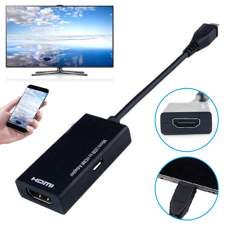 Adapter Micro Usb Ke Hdmi 1080p 60hz Untuk Android