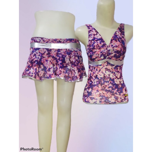 rok senam 1 set baju jaring baju olahraga baju senam keren wanita sehat