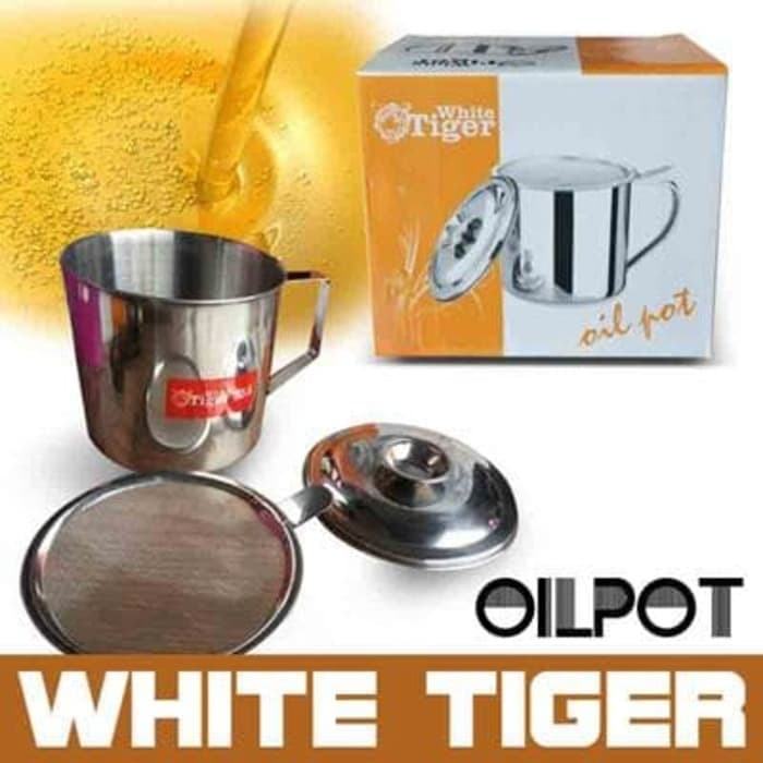 Tempat Minyak - Oilpot Stainless White Tiger 1.1 Liter