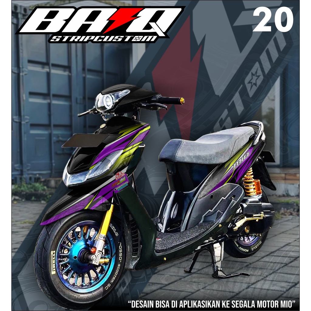 DECAL Yamaha Mio Sporty new - STIKER FULL BODY MIO SPORTY motif List Racing 20