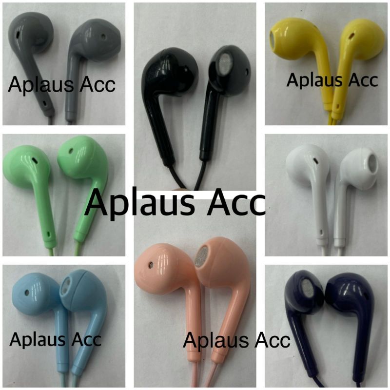 Handsfree Headset Macaron Warna U19 Original Stereo Extra Bass