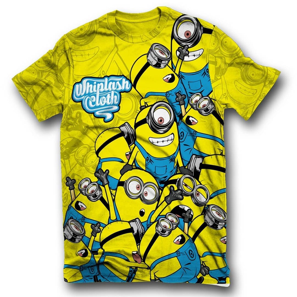 Kaos Minion Distro Dewasa Ukuran XXXL XXL XL L M | Unisex | Original