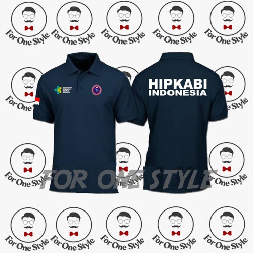POLO SHIRT HIPKABI INDONESIA KEMENKES LOGO KAOS KERAH PERAWAT KAMAR BEDAH