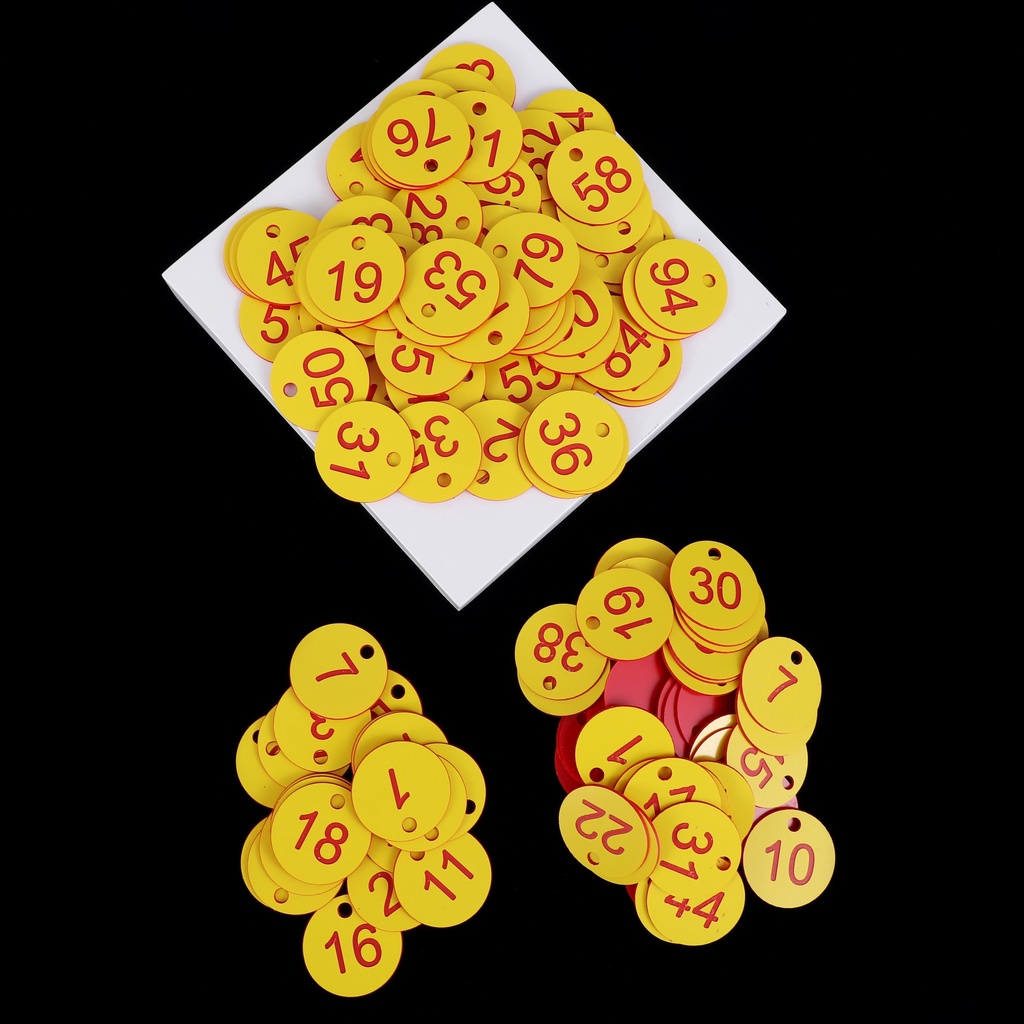 POPULAR Populer 20 /50 /100pcs Farm Number Tag Lebah Bahan Abs Pintu Masuk Sarang Lebah Beekeeping Equip