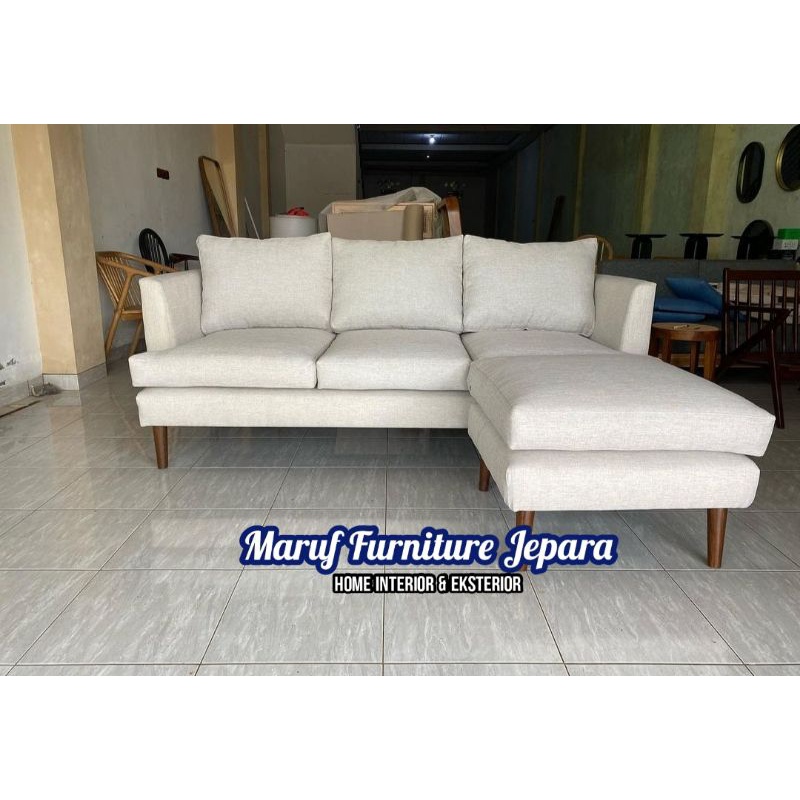 Kursi Sofa Sudut L Minimalis