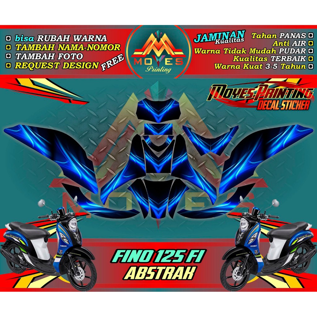 stiker fino fi 125 full body decal stiker fino fi 125 full body stiker motor fino decal stiker motor