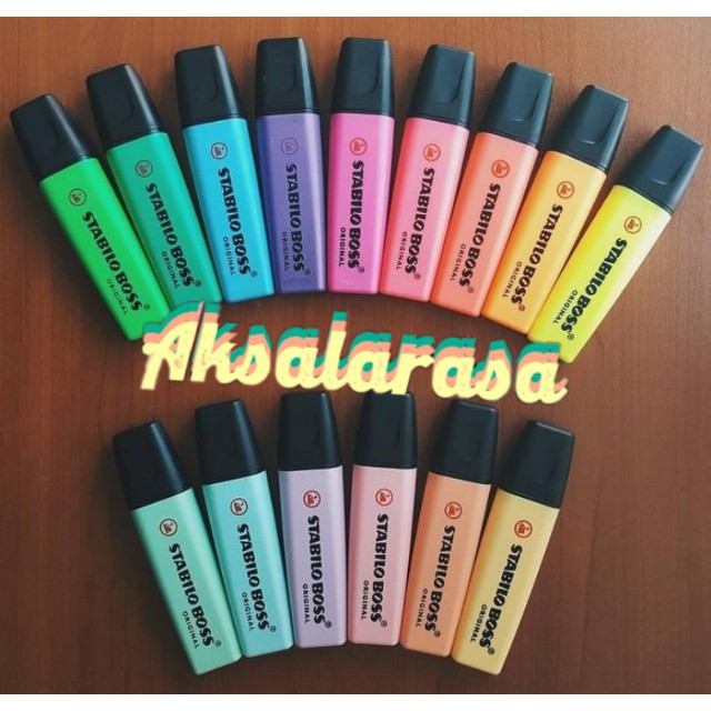 

STABILO BOSS Highlighter - Neon & Pastel