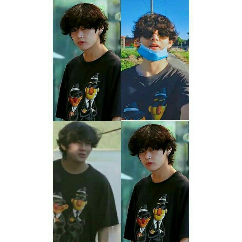 murah!!! kaos member taehyung V KPOP ernie bert unisex combed 30s