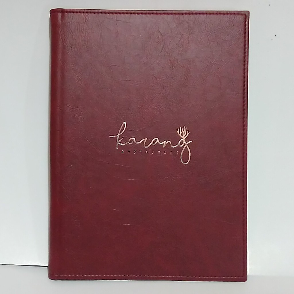 

Cover Menu Resto Cafe Ukuran A5