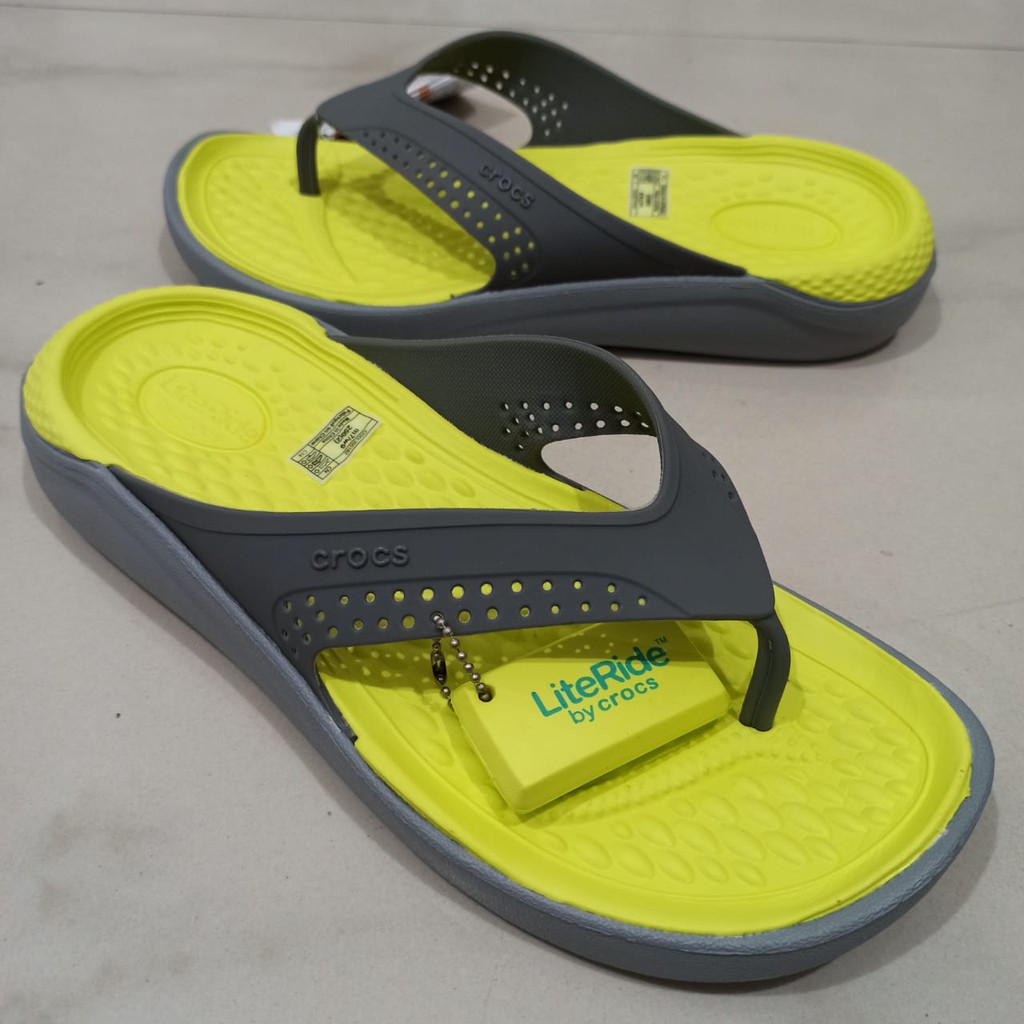 Crocs / Sandal Pria / Crocs Literide Flip / Crocs Jepit / Sandal Jepit / Sendal Jepit / Crocs Cowo