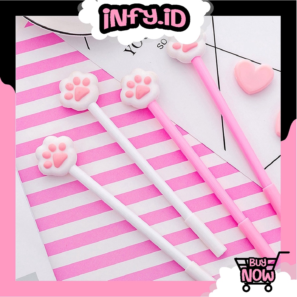 

INFY - Pulpen Cat Paw Pena Glitter Piggie Paw Magic S030