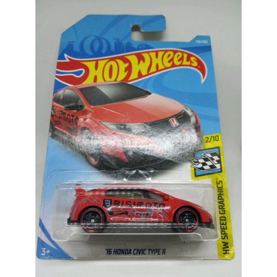 Hotwheels Civic Type R Merah