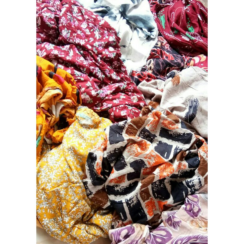 Kain Rayon Motif Kiloan / Toko Rizwan